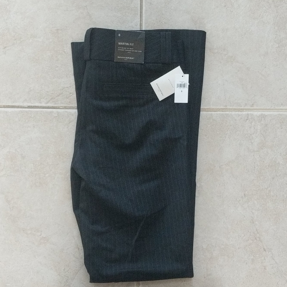 NWT size 8 Banana Republic black dress pants